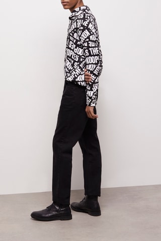 Chemise confort Noir et blanc