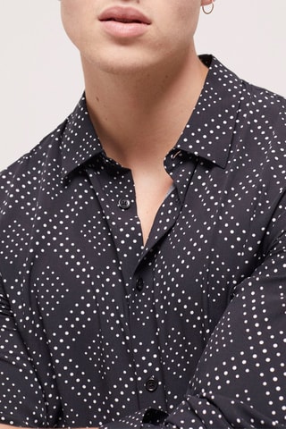 Chemise slim - Bleu marine