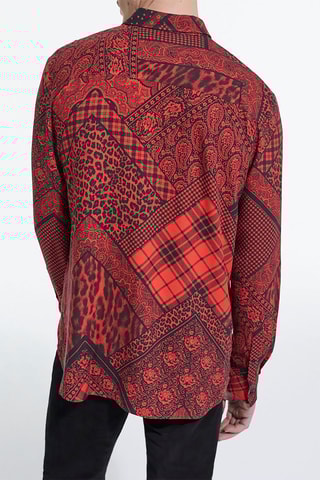 Chemise Rouge et noir