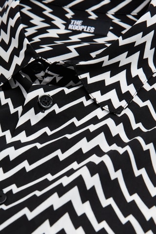 Chemise slim - Noir et blanc