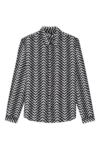 Chemise slim - Noir et blanc