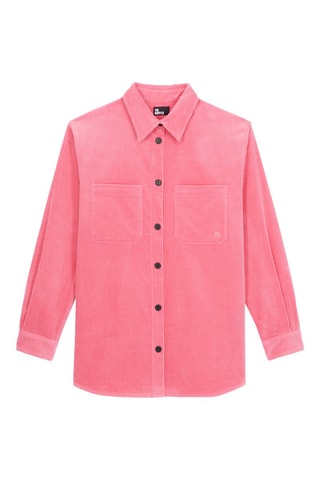 Surchemise en velours - Rose