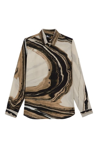 Chemise en soie - Beige