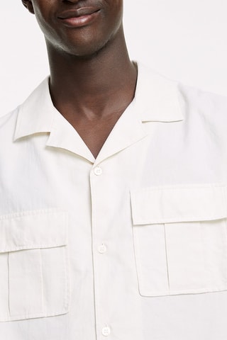 Chemise slim Beige