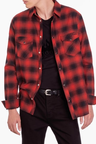 Chemise - Noir et rouge