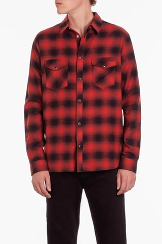 Chemise - Noir et rouge