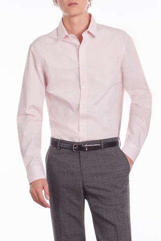 Chemise slim - Rose