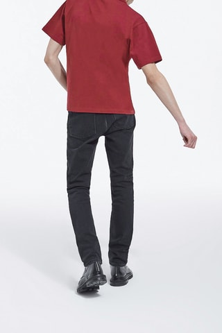 Polo Bordeaux et blanc