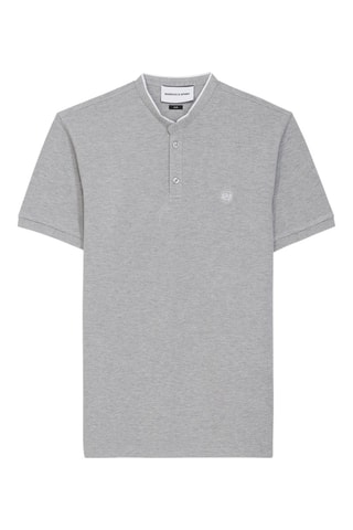 Polo Gris clair chiné