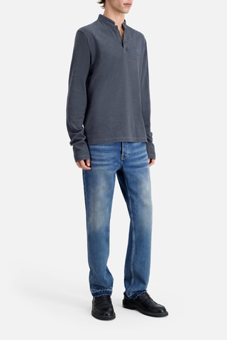 Polo slim - Gris chiné