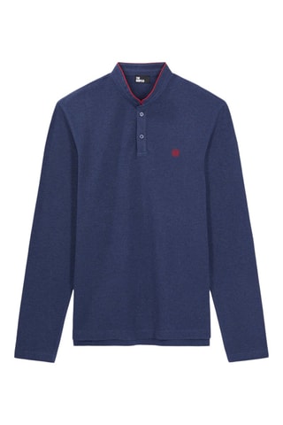 Polo slim - Bleu marine