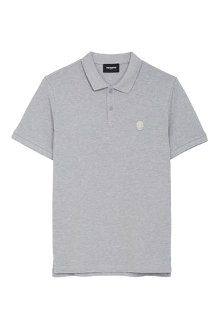 Polo Gris clair chiné