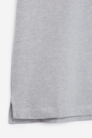 Polo Gris clair chiné