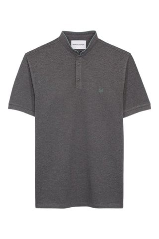 Polo Gris foncé chiné