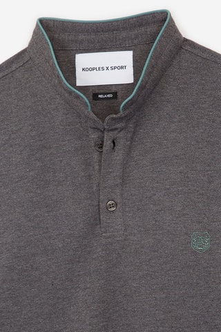 Polo Gris foncé chiné