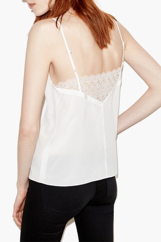 Caraco en soie - Écru