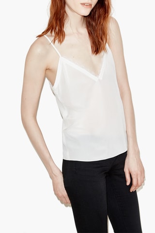 Caraco en soie - Écru