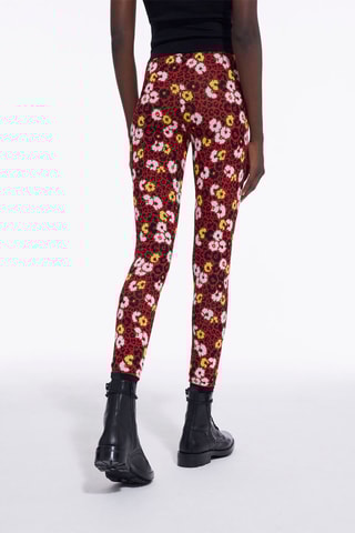 Legging taille haute - Rouge