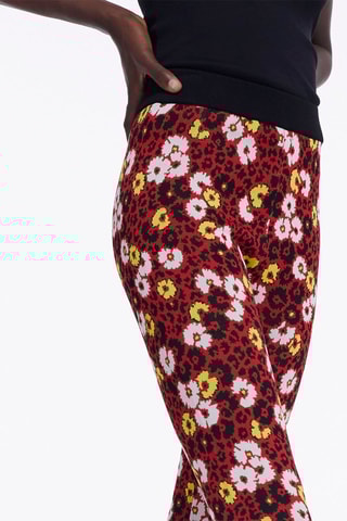 Legging taille haute - Rouge