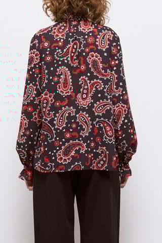 Blouse - Noir et rouge