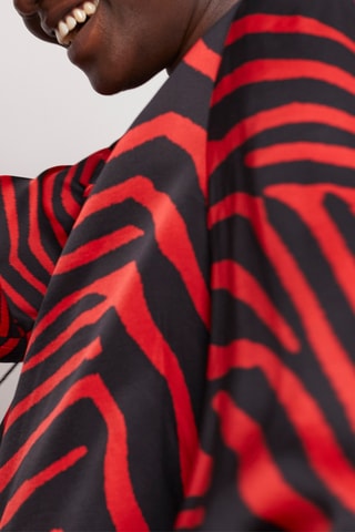 Blouse - Rouge et noir