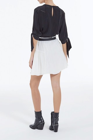 Blouse en soie - Noir