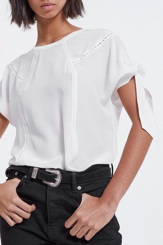Blouse en soie - Ecru