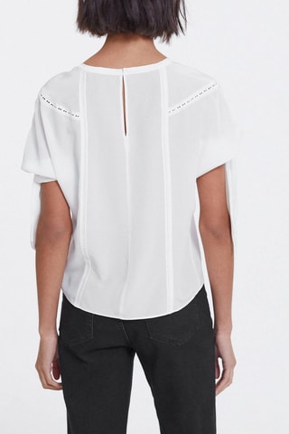 Blouse en soie - Ecru