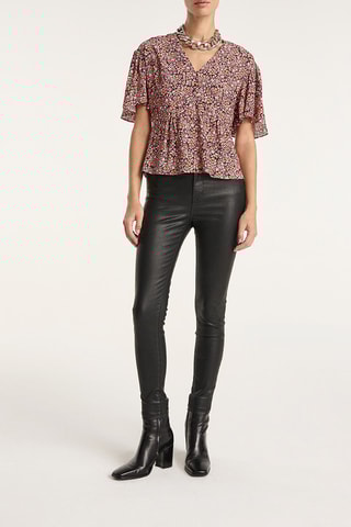 Blouse - Rose et orange