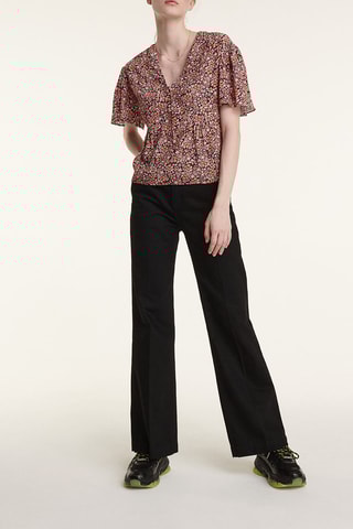 Blouse - Rose et orange