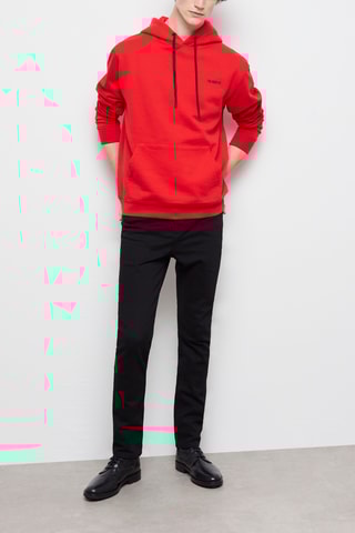 Sweat à capuche - Rouge