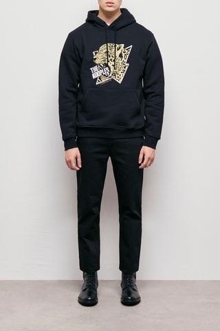 Sweat à capuche - Noir et doré