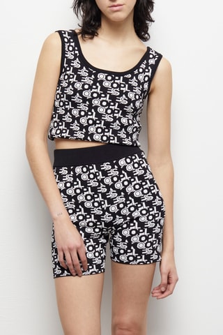 Cycliste - Noir et blanc