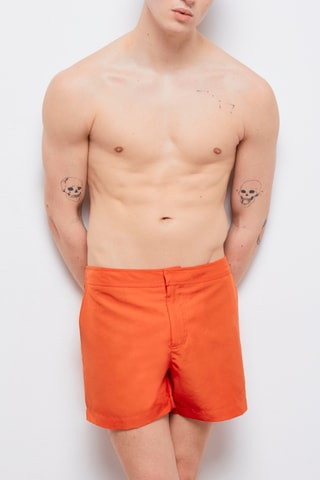 Short de bain - Orange