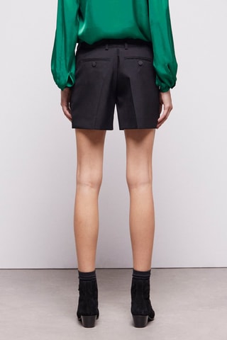 Short en laine - Noir