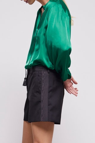 Short en laine - Noir