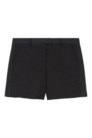 Short en laine - Noir