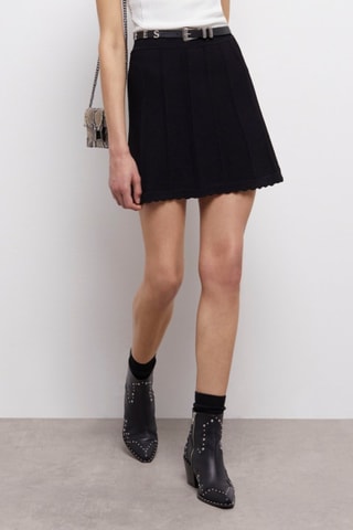 Jupe plissée - Noir