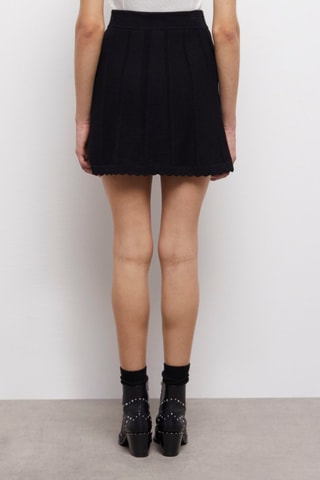Jupe plissée - Noir