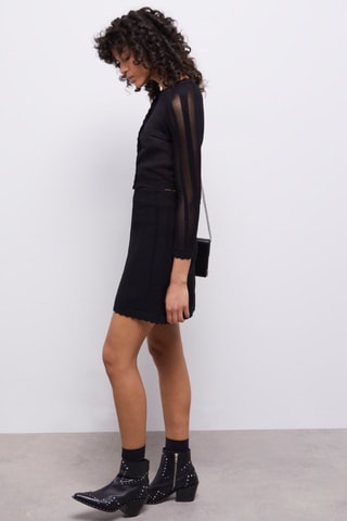 Jupe plissée - Noir