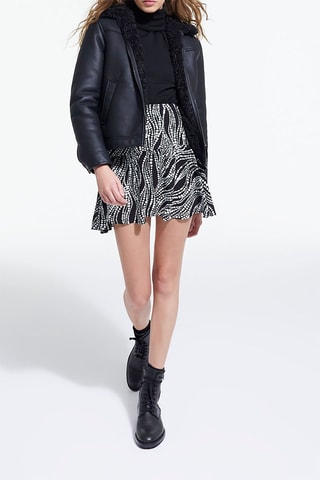 Jupe patineuse - Noir et blanc