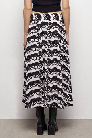 Jupe longue - Noir et blanc