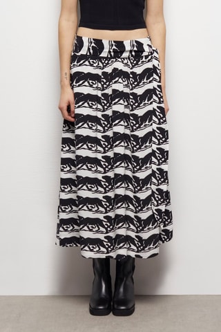 Jupe longue - Noir et blanc