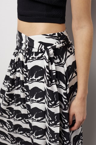 Jupe longue - Noir et blanc