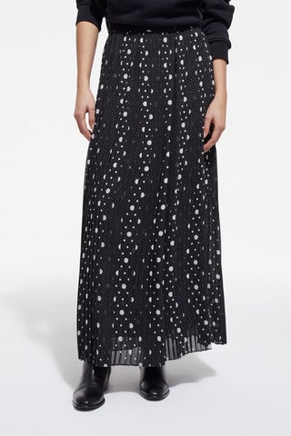 Jupe plissée - Noir