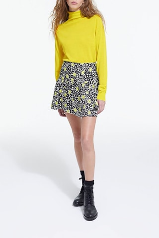 Jupe patineuse - Noir et pistache