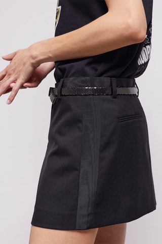 Minijupe en laine - Noir