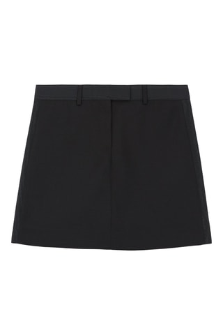 Minijupe en laine - Noir