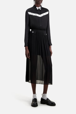 Jupe plissée - Noir