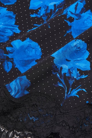 Jupe midi en soie - Noir